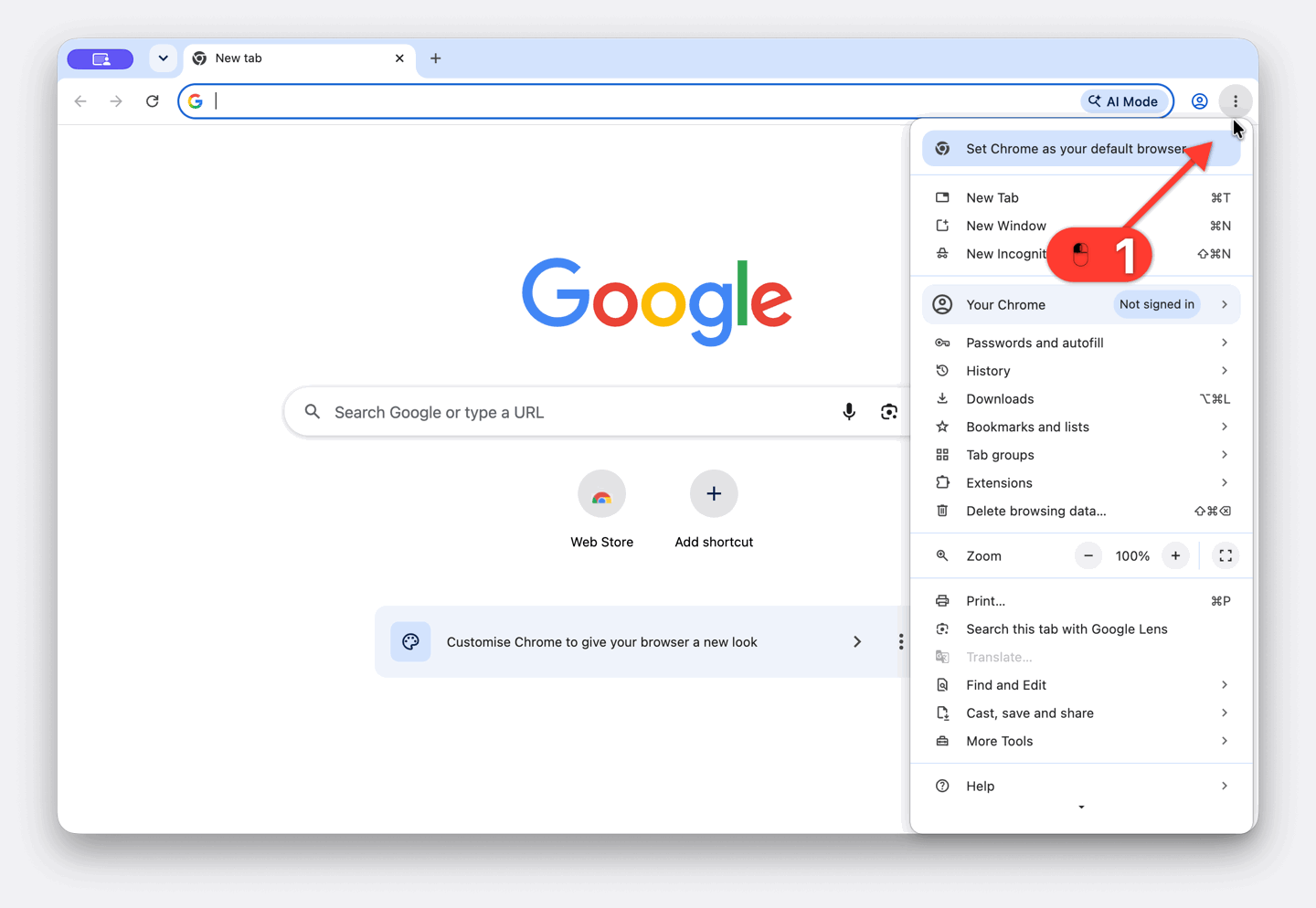 Animated step-by-step guide: Google Chrome Cache & Cookie Reset
