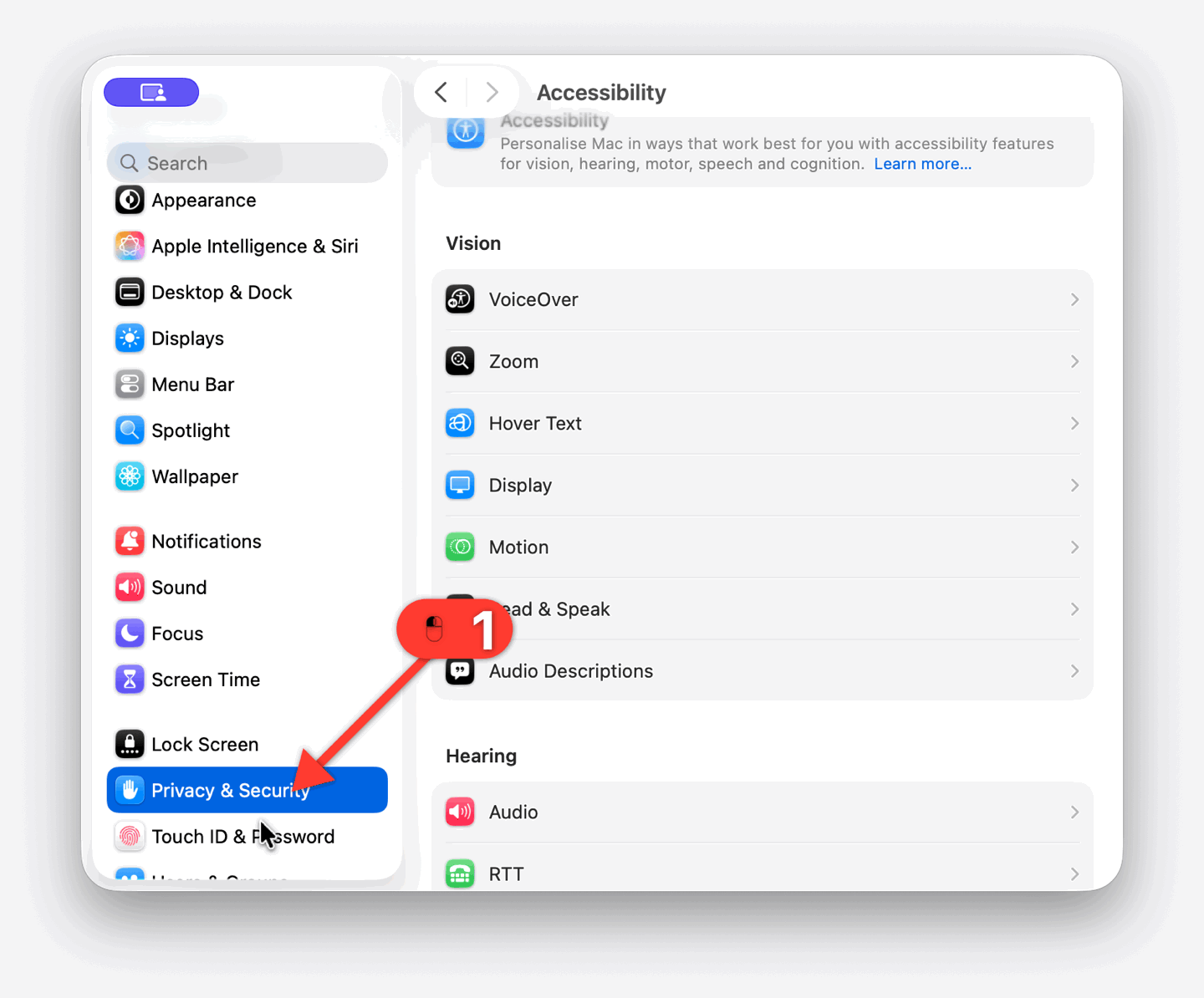 Animated step-by-step guide: Allow Screen Recording Permission on a Mac