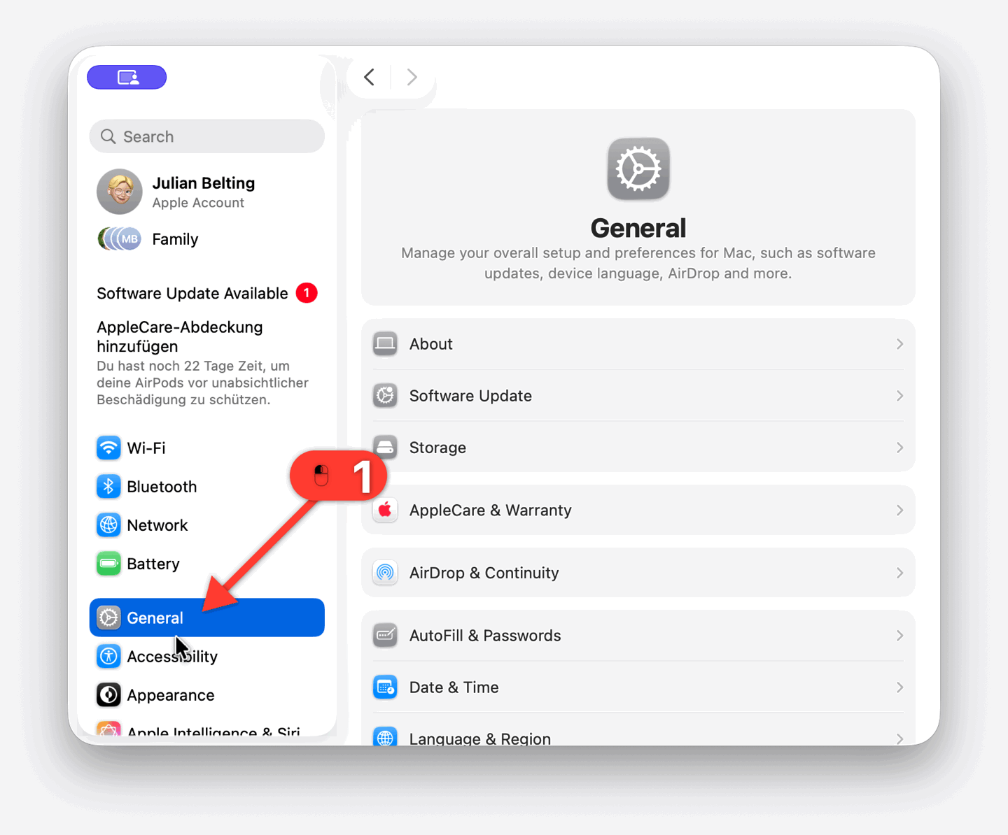 Animated step-by-step guide: Change the Language of One App on a Mac (e.g. Word)