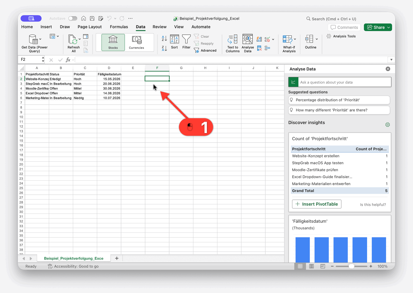 Animated step-by-step guide: Create a Drop-Down List in Excel on a Mac